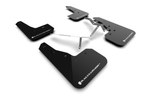 Honda Civic Si Mud Flap Kit - Rally Armor - UR Black w/White Logo - Black - `22-`25